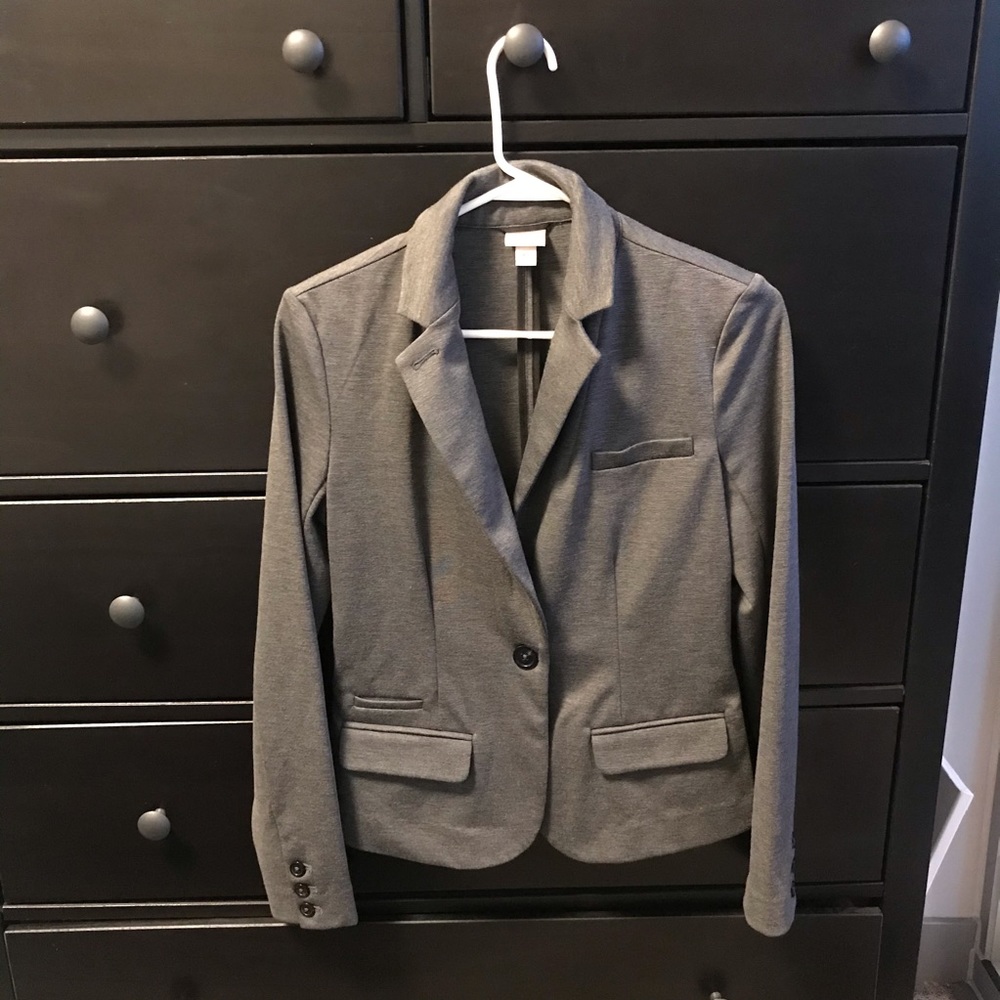Women's gray blazer